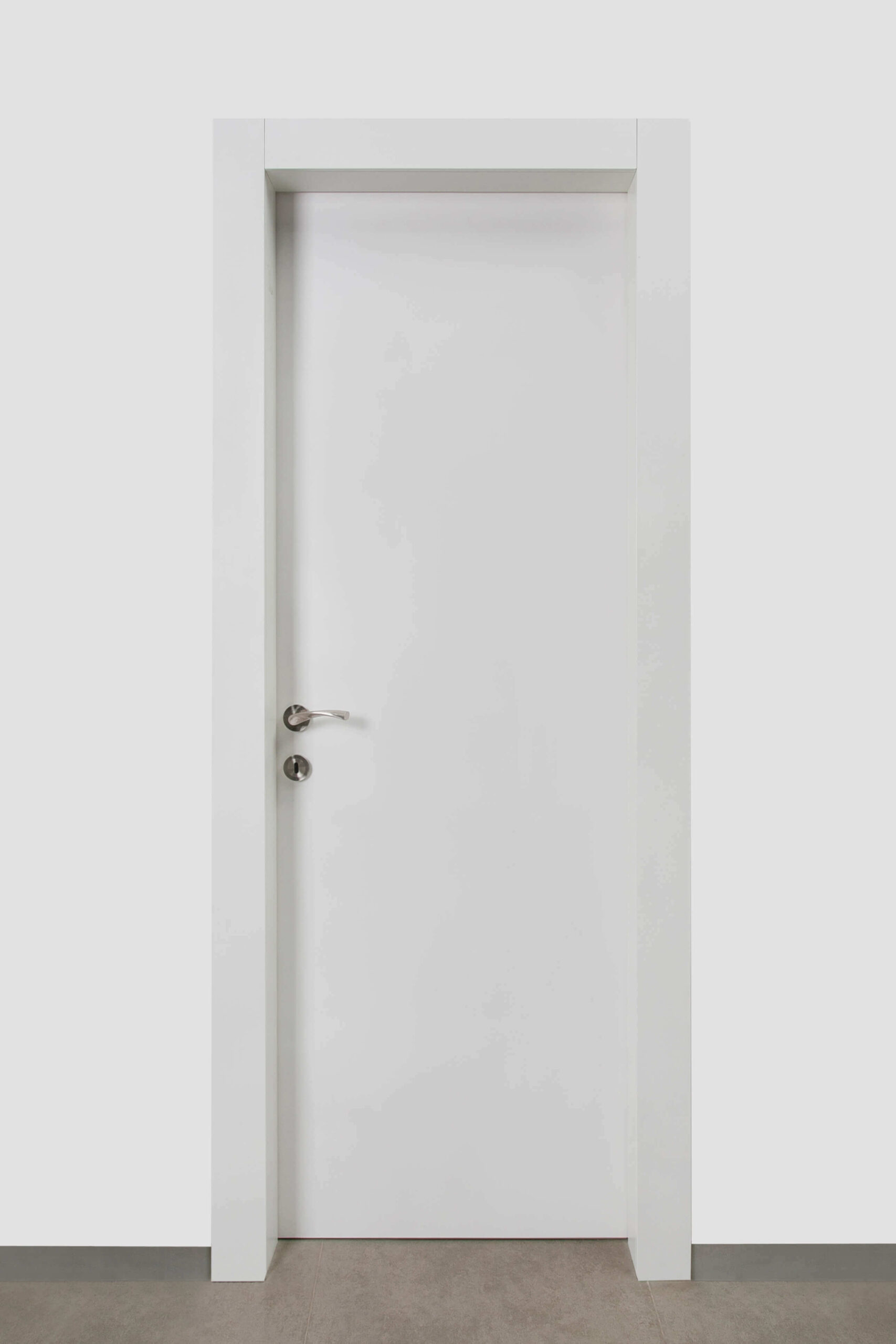 דלת פולימר לבן דגם - חלק דלת פולימר לבן דגם - חלק